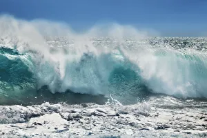 Wave impression at Point Quobba - Australia, Western Australia, Gascoyne, Point Quobba