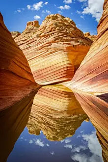 Curves Prints: The Wave, Paria Canyon-Vermillion Cliffs wilderness area, Arizona