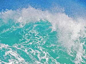 Power Prints: Waves on the Caribbean Sea on Grand Cayman, Cayman Islands, British West Indies