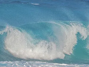 Power Prints: Waves on the Caribbean Sea on Grand Cayman, Cayman Islands, British West Indies