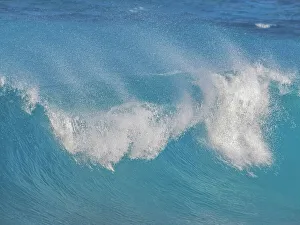 Power Prints: Waves on the Caribbean Sea on Grand Cayman, Cayman Islands, British West Indies