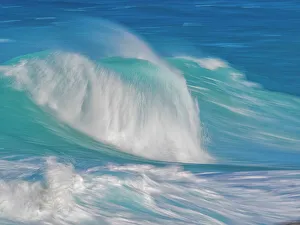 Power Prints: Waves on the Caribbean Sea on Grand Cayman, Cayman Islands, British West Indies