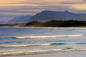 Vancouver Island Prints: Waves on Pacific Ocean at WickaninishBeach Pacific Rim National Park