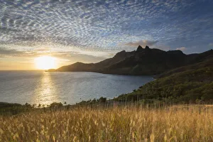 Fiji Prints: Waya Island at sunrise, Yasawa Islands, Fiji