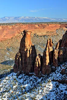 Colorado Prints: Weathered rocks, canyons and pinnacles from the scenic drive