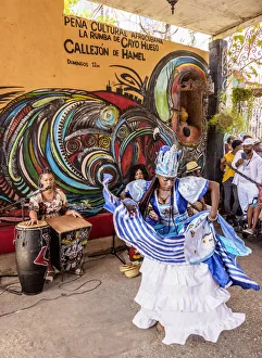Weekly Sunday Rumba Show, Callejon de Hamel, Havana, La Habana Province, Cuba