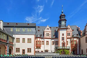 Images Dated 9th July 2021: Weilburg palace, Weilburg an der Lahn, Westerwald, Taunus, Hesse, Germany, Europe