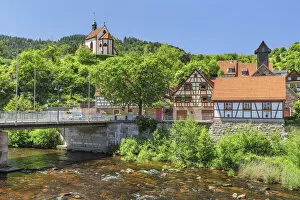 Historic Building Gallery: Weisenbach, Murgtal Valley, Murg River, Black Forest, Baden-Wurttemberg, Germany