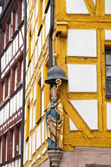 Images Dated 11th October 2018: Weissergerbergasse Street, Nuremberg, Bavaria, Germany