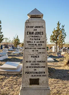 Welsh Graves, Gaiman, The Welsh Settlement, Chubut Province, Patagonia, Argentina