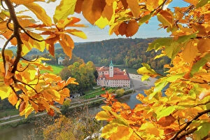 Images Dated 6th July 2023: Weltenburg monastery near Kelheim on the Danube, Altmuhltal Nature Park, Lower Bavaria, Germany