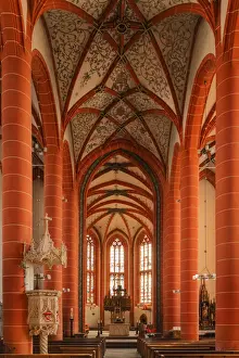 Saarland Prints: Wendelinus basilica, St. Wendel, Saarland, Germany