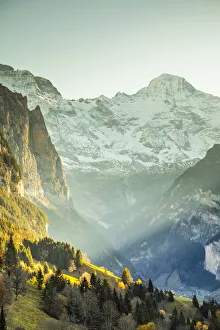 Wengen and Lauterbrunnen Valley, Berner Oberland, Switzerland