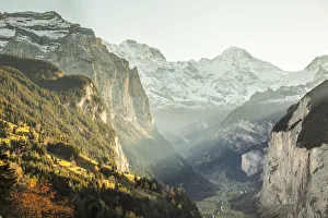 Wengen and Lauterbrunnen Valley, Berner Oberland, Switzerland