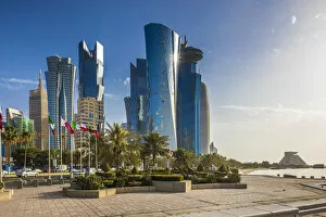 Images Dated 5th April 2019: West Bay skyline, Doha, Qatar