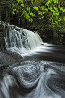 North Yorkshire Prints: West Burton Falls, West Burton, Yorkshire Dales National Park, North Yorkshire, England