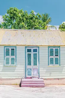 West Indies Prints: West Indies, Barbados, Christ Church, Oistins, Traditional Bajan House