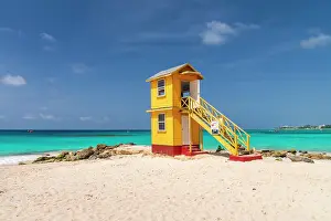 Lifeguard Tower Prints: West Indies, Barbados, Christ Church