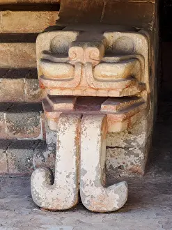 Jaguar Prints: West Plaza, detailed view, Teotihuacan, Mexico State, Mexico