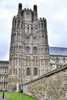 Images Dated 6th November 2012: West tower, Ely Cathedral, Ely, Cambridgeshire, England, UK