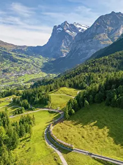 Train Prints: Wetterhorn, Grindelwald, Berner Oberland, Switzerland