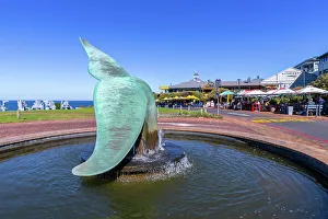 Urban Scene Prints: Whale Tail Sculpture, Hermanus, Western Cape Province, South Africa