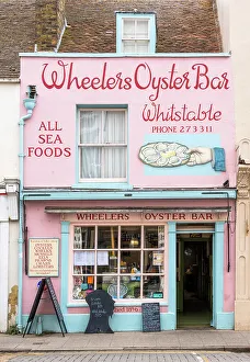 Seafood Prints: Wheelers Oyster Bar, the oldest restaurant in Whitstable, founded in 1856, Kent, England