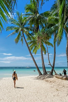 The Philippines Prints: White Beach, Boracay Island, Aklan Province, Western Visayas, Philippines
