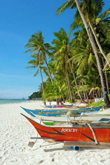 The Philippines Prints: White Beach, Boracay Island, Aklan Province, Western Visayas, Philippines