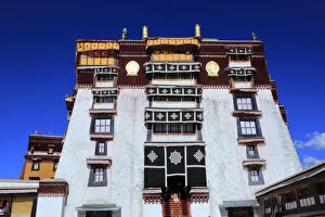 Tibet Gallery: White Palace, Potala Palace, Lhasa, Tibet, China