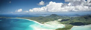 Turquiose Prints: Whitehaven Beach, Whitsunday Island, Queensland, Australia