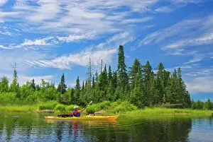 Whiteshell River between Lone Pine Lake and Jessica Lake Whiteshell Provincial Park, Manitoba, Canada