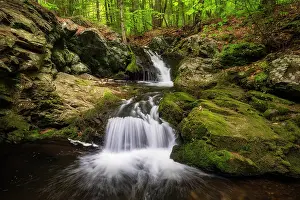 Brook Prints: Whittier Falls, Brook Walk, Moultonborough, New Hampshire, USA