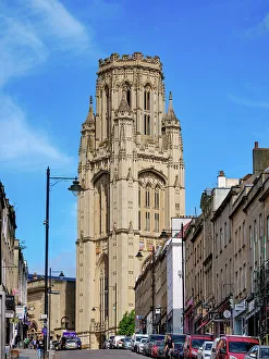 Neo Gothic Prints: Wills Memorial Building, University of Bristol, Bristol, England, United Kingdom