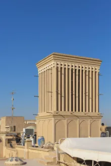 Windcatcher, windtower, badgir, Yazd, Yazd Province, Iran