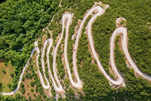 Epirus Prints: winding roads in Metsevo, Epirus, Greece