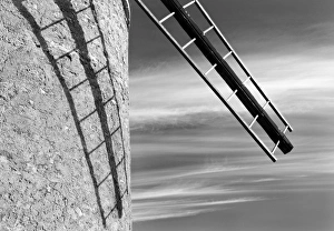 Windmill near Saint Saturnin-les-Apt, Provence, France