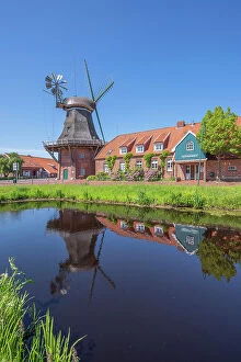 Images Dated 21st June 2023: Windmill Ostgroszefehn, Groszefehn, East Frisia, Lower Saxony, Germany