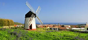 Wind Collection: Windmill in Vila do Porto. Santa Maria, Azores islands, Portugal