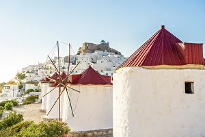 Whitewashed Prints: The Windmills and The Venetian Castle of Astypalea