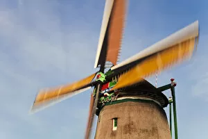 Images Dated 9th June 2011: Windmills at Zaanse Schans, Zaandam, Noord Holland, Holland