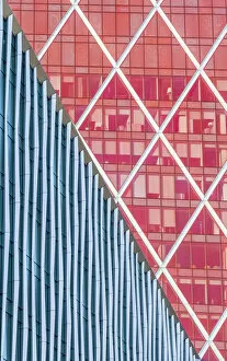 Facades Collection: Window abstract, Nova Building, Victoria, London, England, UK