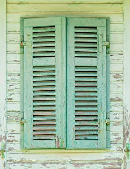 Window, Argostoli, Kefalonia, Ionian Islands, Greek Islands, Greece
