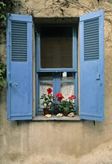 Images Dated 23rd May 2008: Window and blue shutters