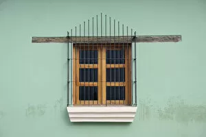 Honduras Gallery: Window detail, Comayagua, Central America, Honduras