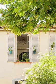 Shuttered Prints: Windows, Cassis, Marseille, Provence Alpes Cote d'Azur, Bouches du Rhone, France