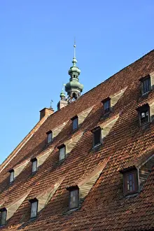 Stare Miasto Prints: Windows of the Great Mill (Wielki Mlyn) built by the Teutonic Knights in 1350. Gdansk