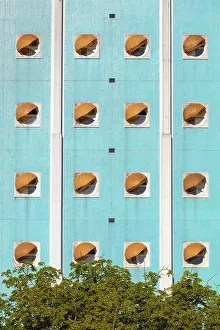 Military Prints: Windows over the main facade of the Hospital Naval Dr