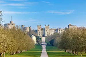Windsor Prints: Windsor Castle, Windsor Great Park, Windsor, Berkshire, United Kingdom