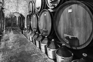 Wine cellar, Montepulciano, Tuscany, Italy